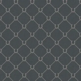 17-09-022-50 WALLPAPER NEW HORSE SHOE DARK GRAY