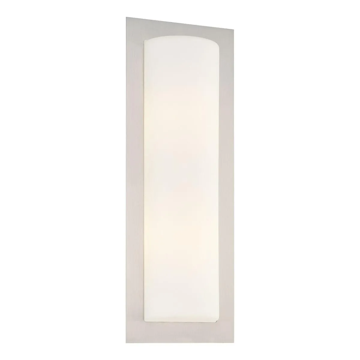 19 in. Wall Light Brushed Steel finish