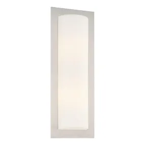 19 in. Wall Light Brushed Steel finish