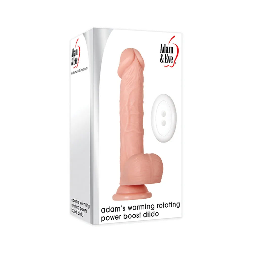 A&e Adam's Warming Rotating Power Boost Dildo