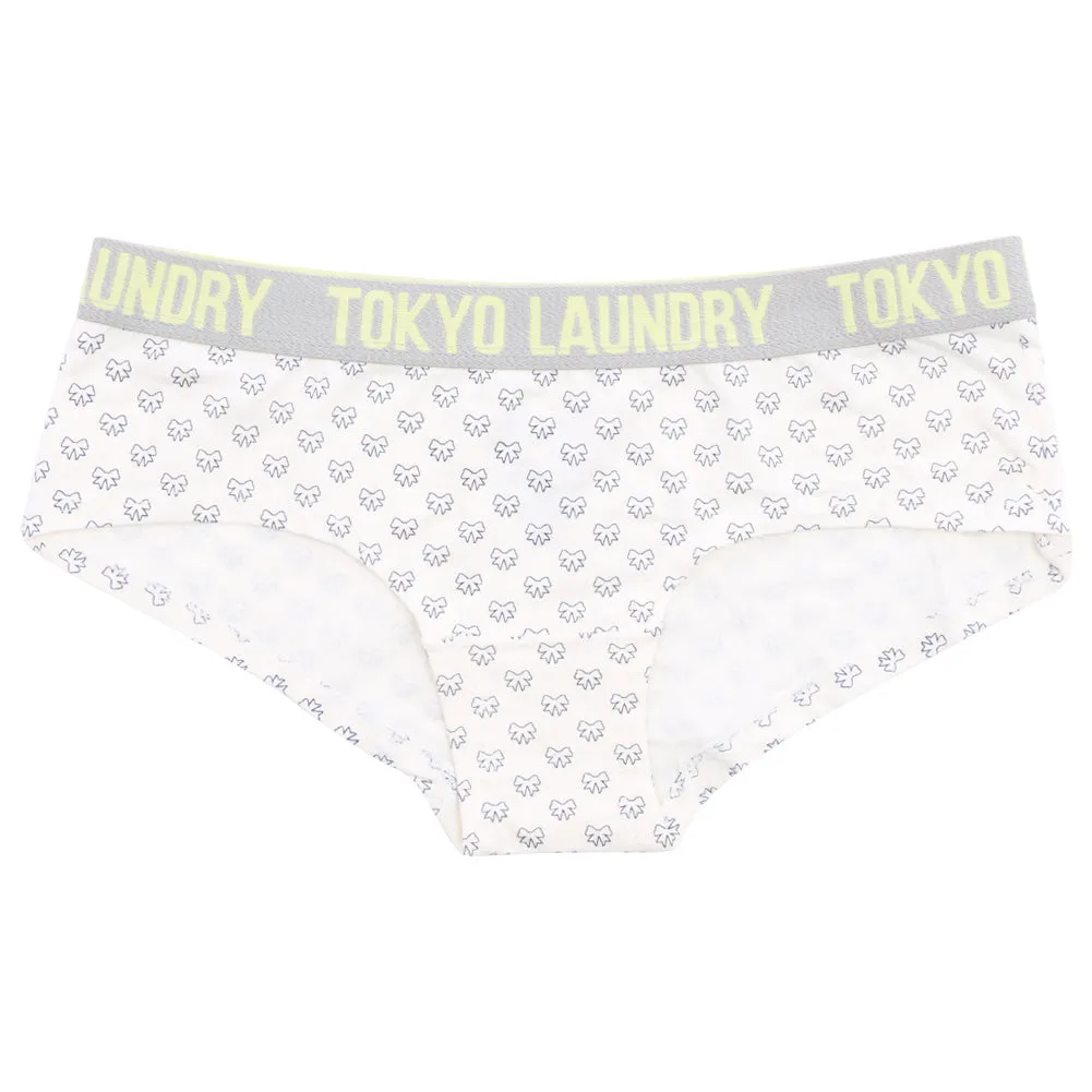 Adeline (3 Pack) Assorted Print Short Briefs In Yellow / Grey / Ivory - Tokyo Laundry