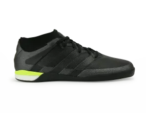 adidas Men's ACE 16.1 Street Indoor Soccer Shoes Core Black/Solar Yellow