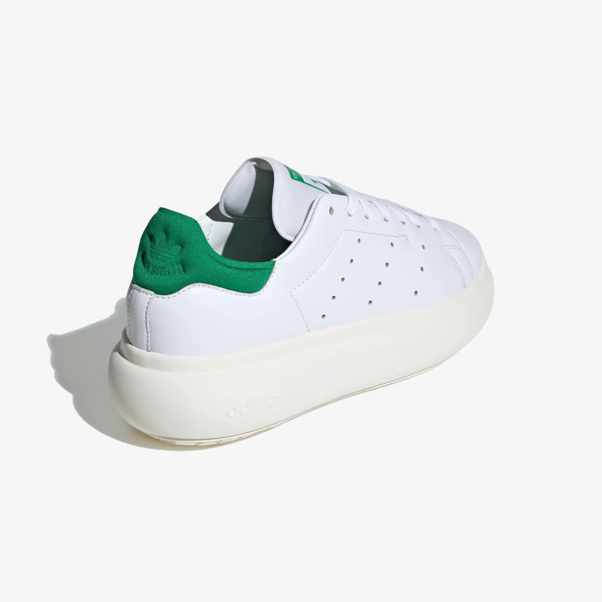 Adidas Originals | WMN'S STAN SMITH PF  { CLOUD WHITE/OFF WHITE/GREEN