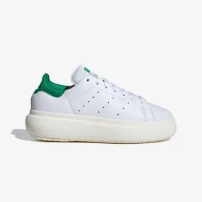 Adidas Originals | WMN'S STAN SMITH PF  { CLOUD WHITE/OFF WHITE/GREEN