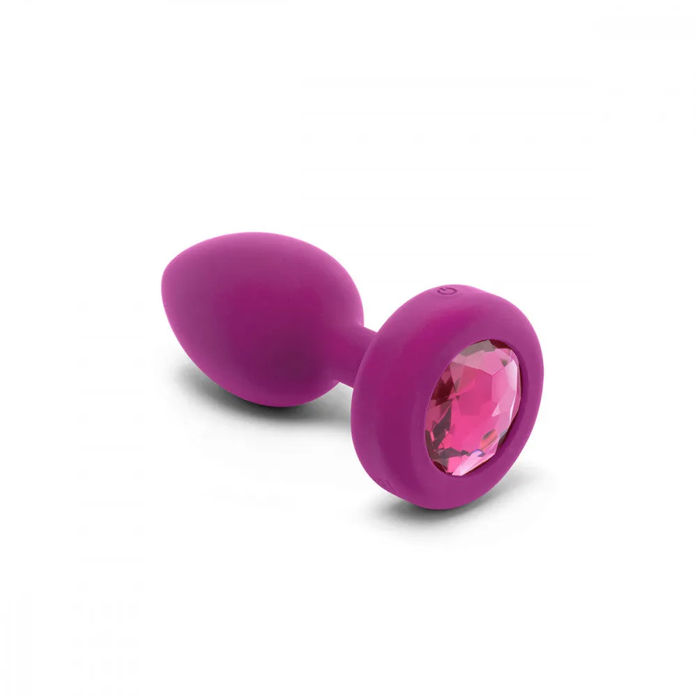 B-Vibe Vibrating Jewel Plug in Pink