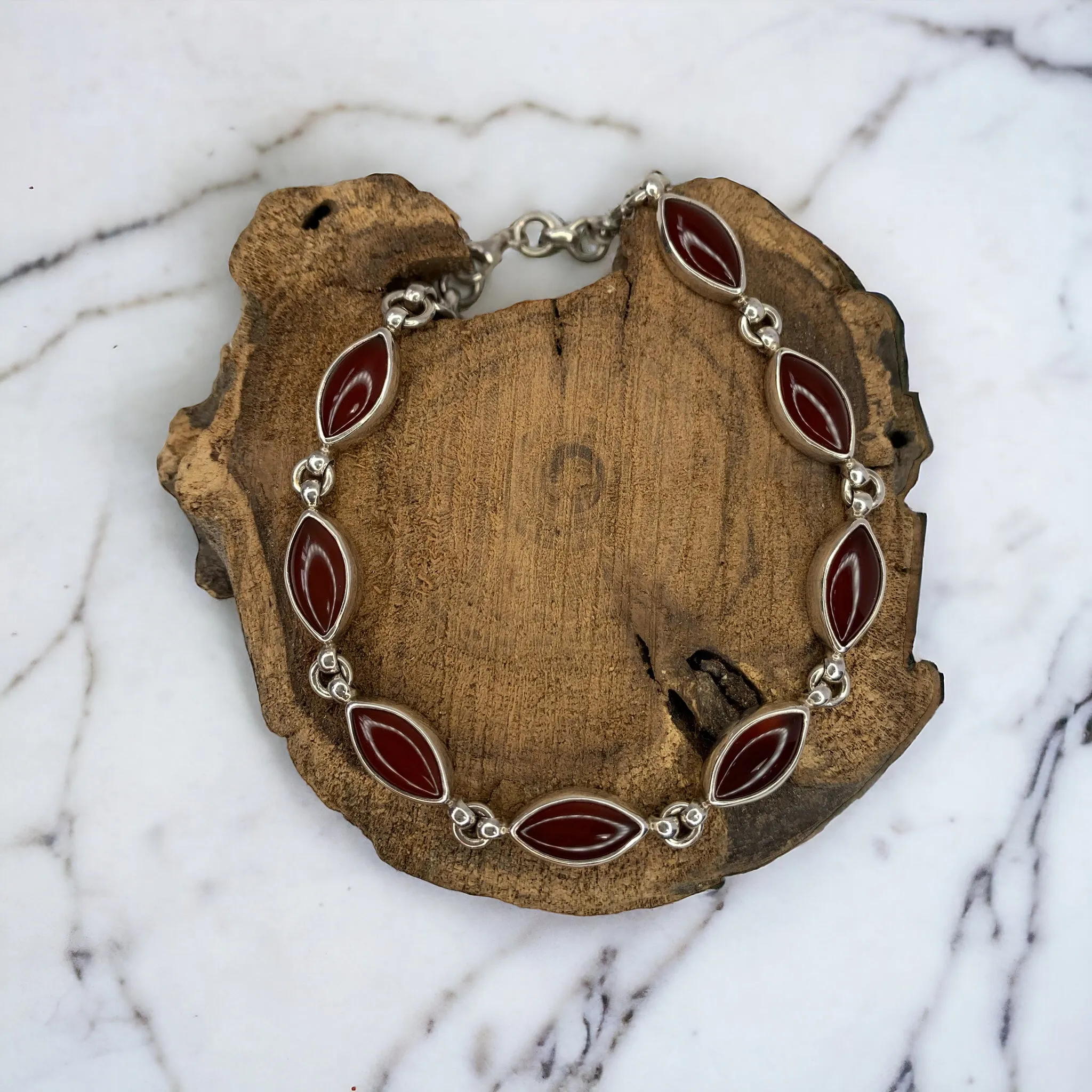 Bali Carnelian Stone Bracelet