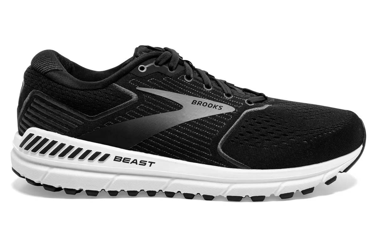 Brooks Beast 20 2E Black/ebony/grey Mens