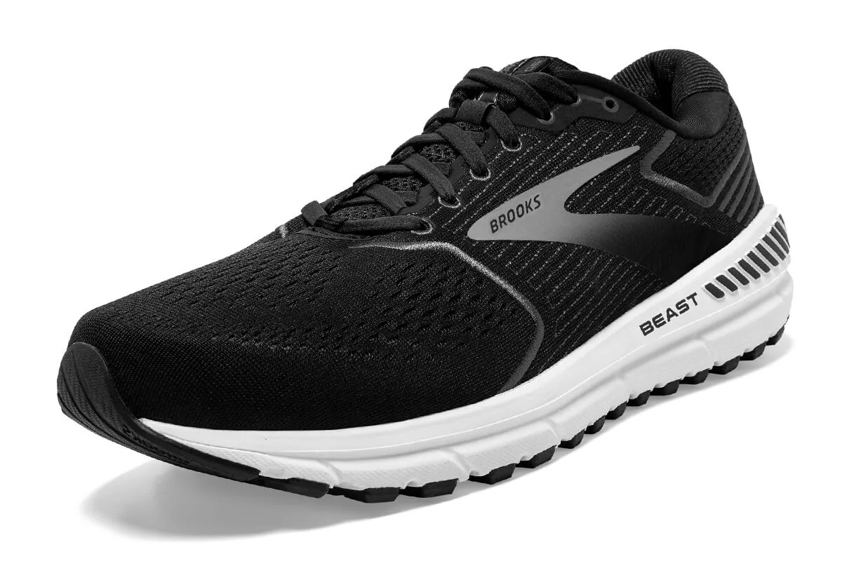 Brooks Beast 20 2E Black/ebony/grey Mens