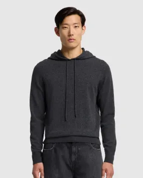 Cashmere Hoodie in Dark Grey