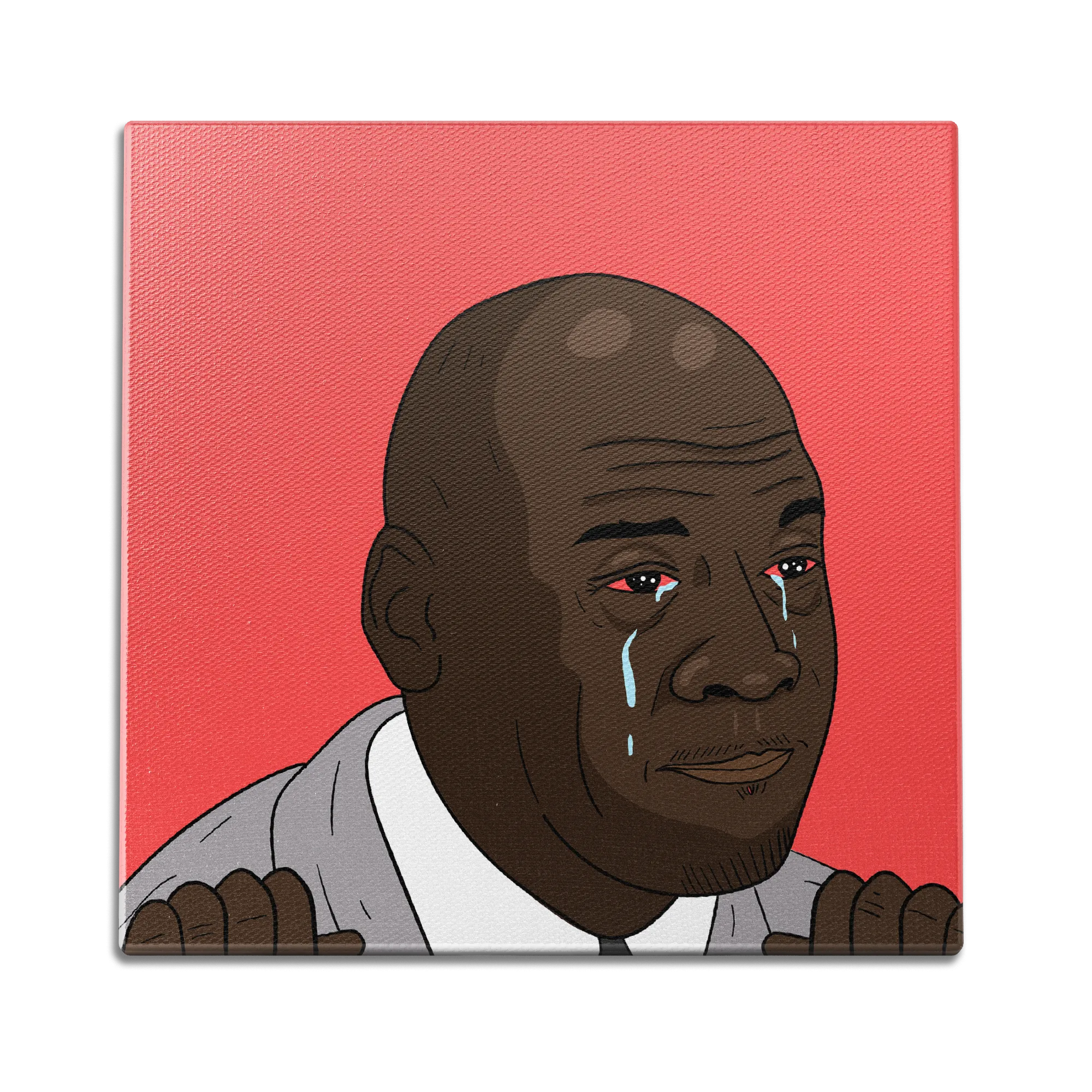 Crying MJ Wall Art