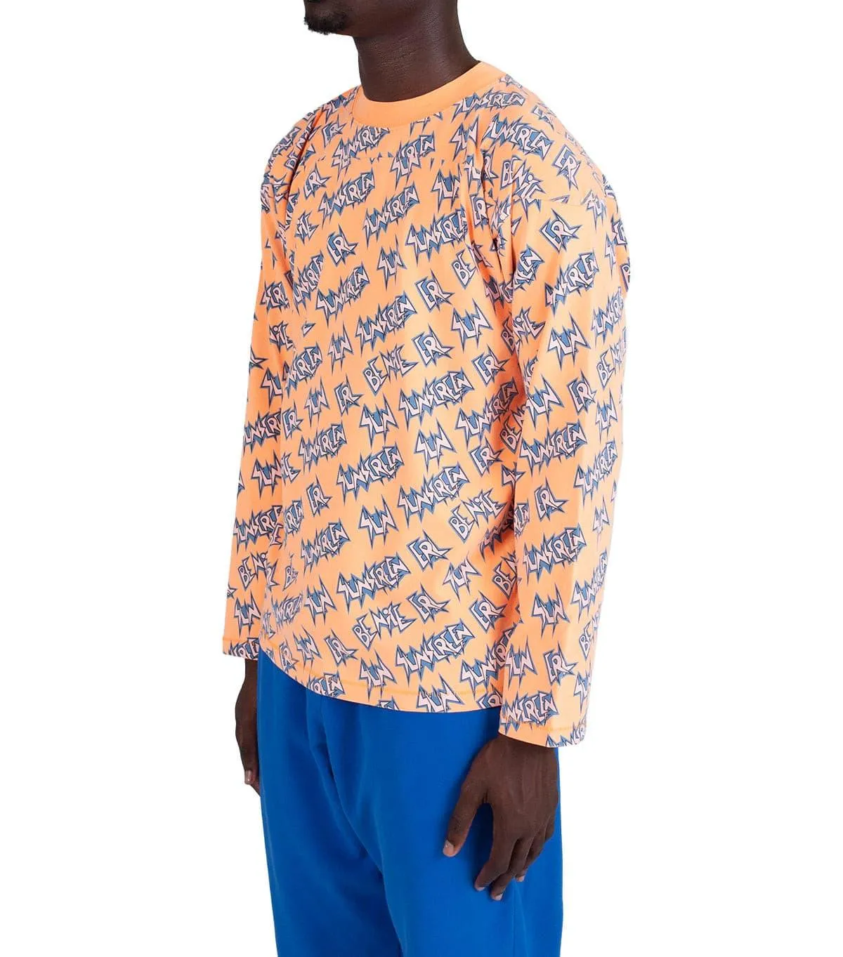 ERL 2 Knit Football T-Shirt Orange