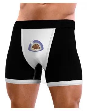 Escaping Turkey - Funny Thanksgiving Mens Boxer Brief Underwear