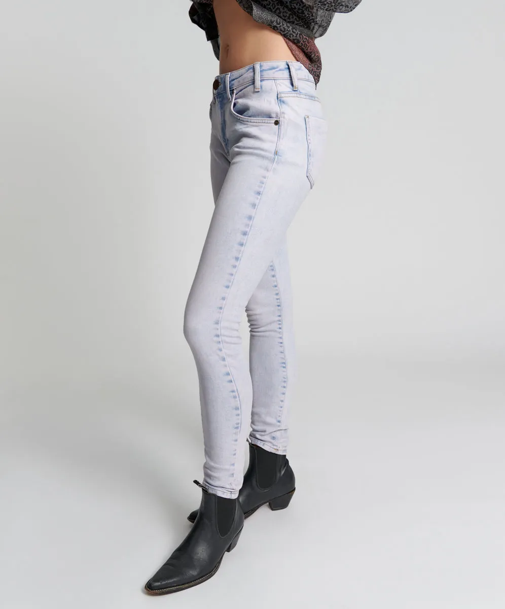 Freebirds Ii High Waist Stretch Skinny Denim Jeans - Soho Haze