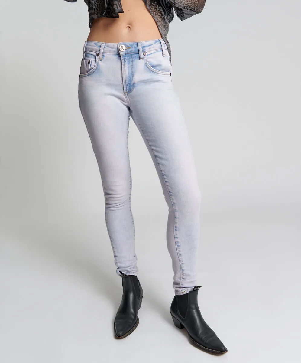 Freebirds Ii High Waist Stretch Skinny Denim Jeans - Soho Haze