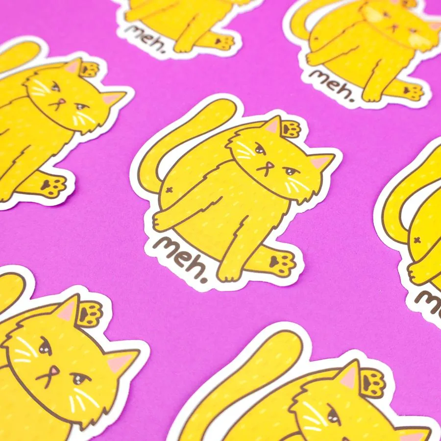 Funny Cat Butt Vinyl Sticker (Turtle's Soup)