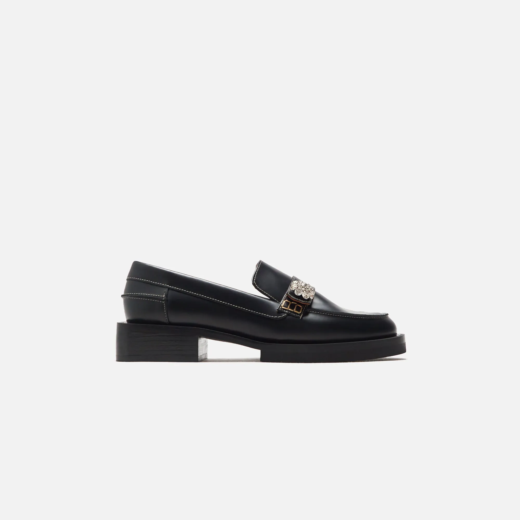 Ganni Loafer - Black Jewel