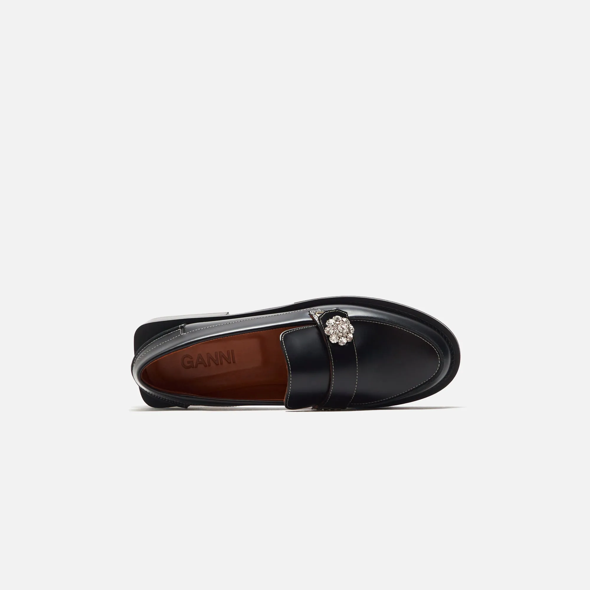 Ganni Loafer - Black Jewel