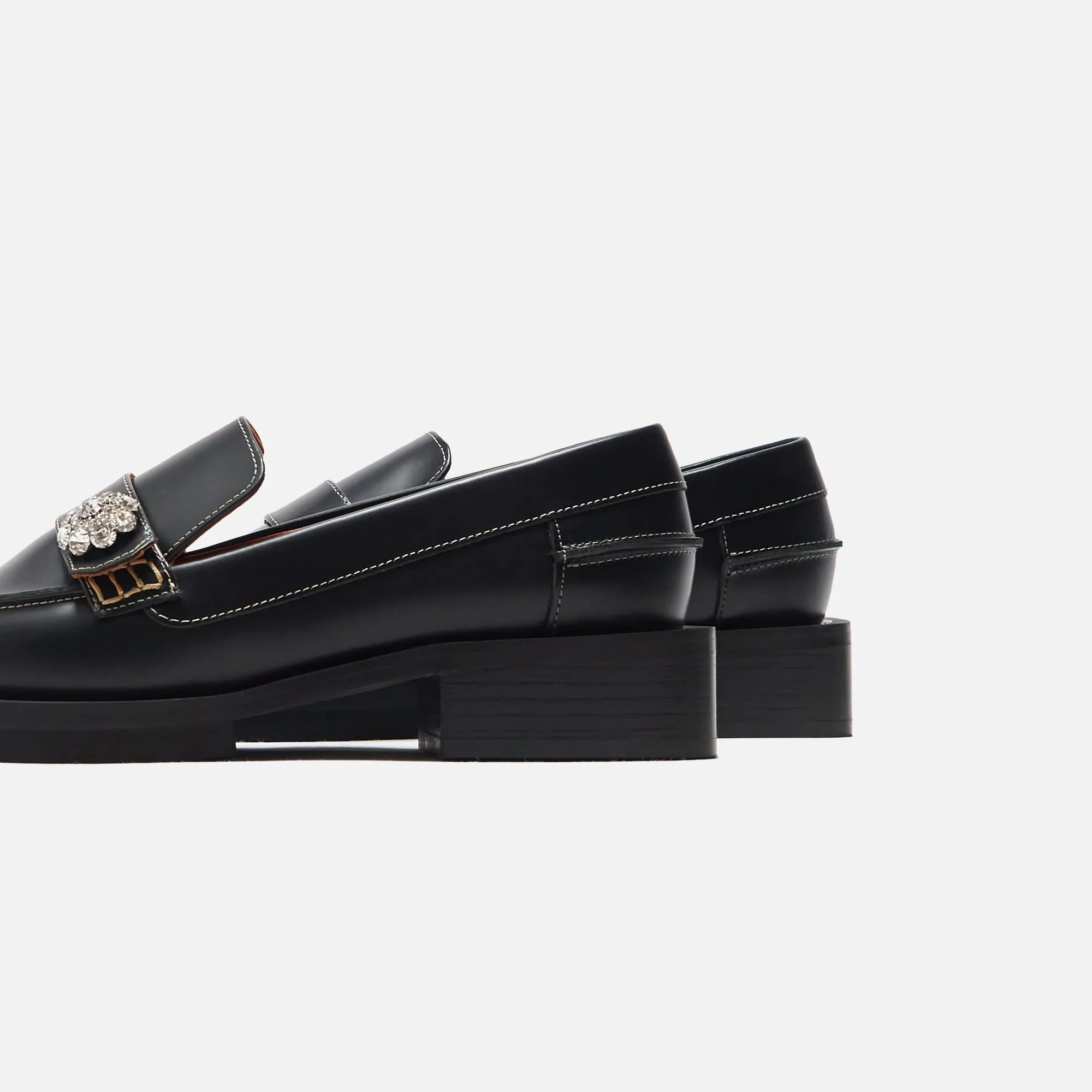 Ganni Loafer - Black Jewel