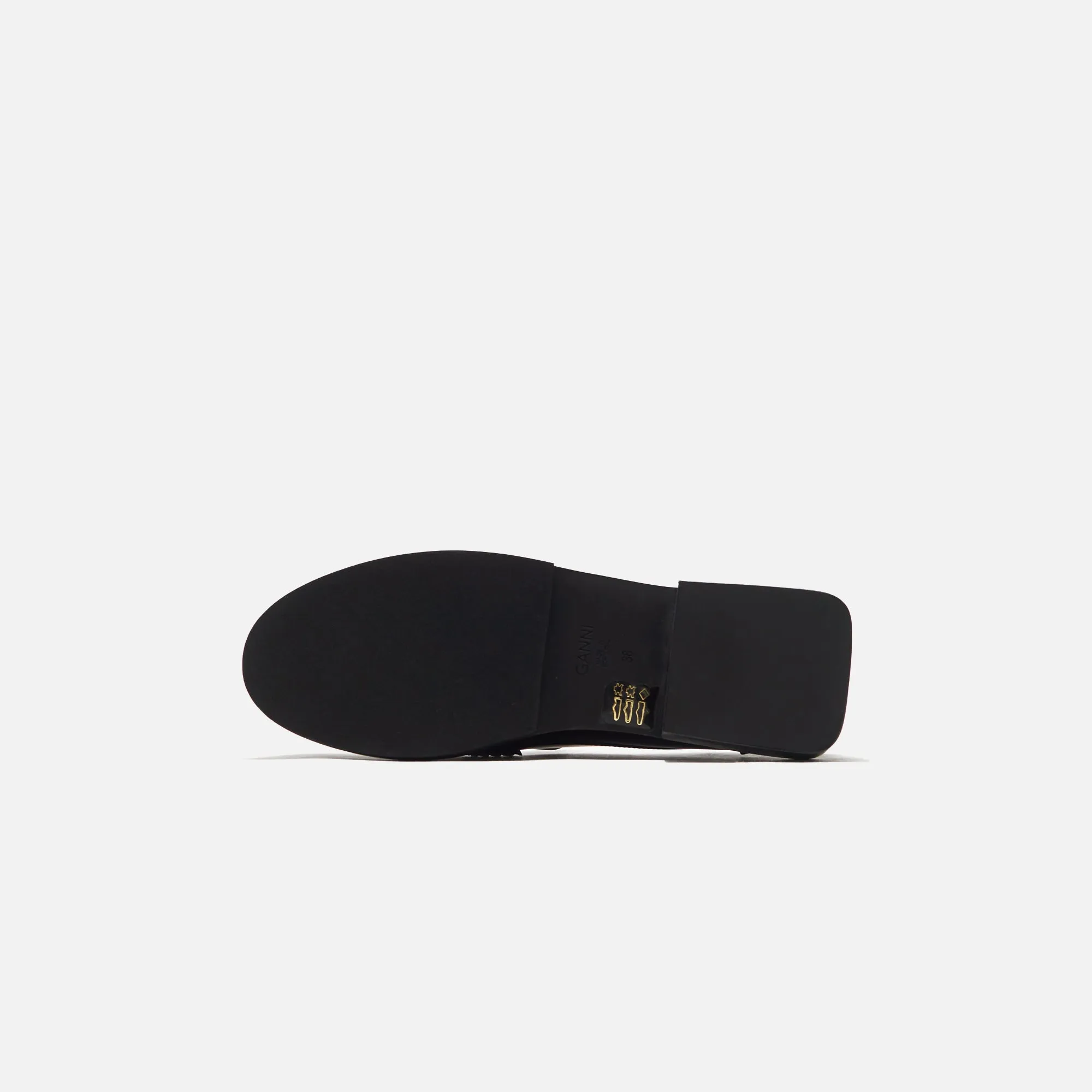 Ganni Loafer - Black Jewel