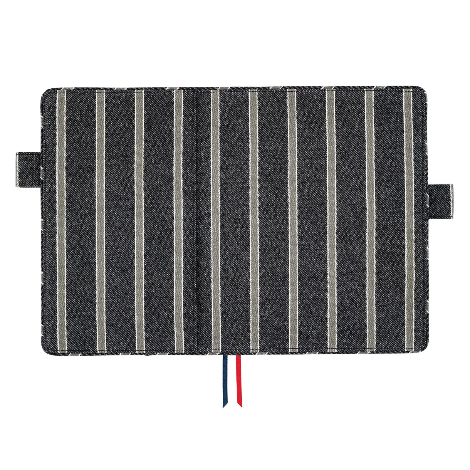 Hobonichi Techo Cover Cousin A5 -  Lined Fabric: Twill (Navy x Gray)