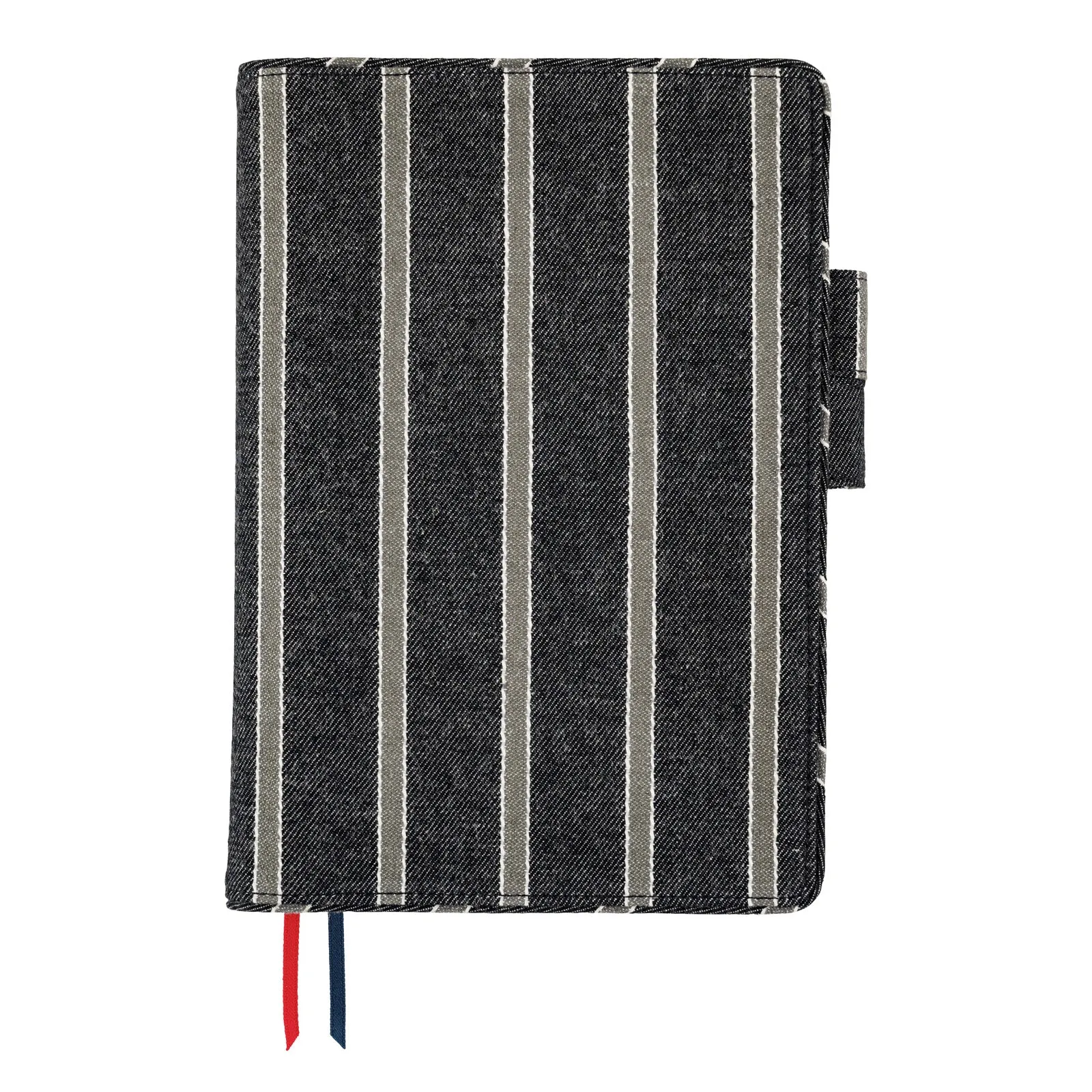 Hobonichi Techo Cover Cousin A5 -  Lined Fabric: Twill (Navy x Gray)