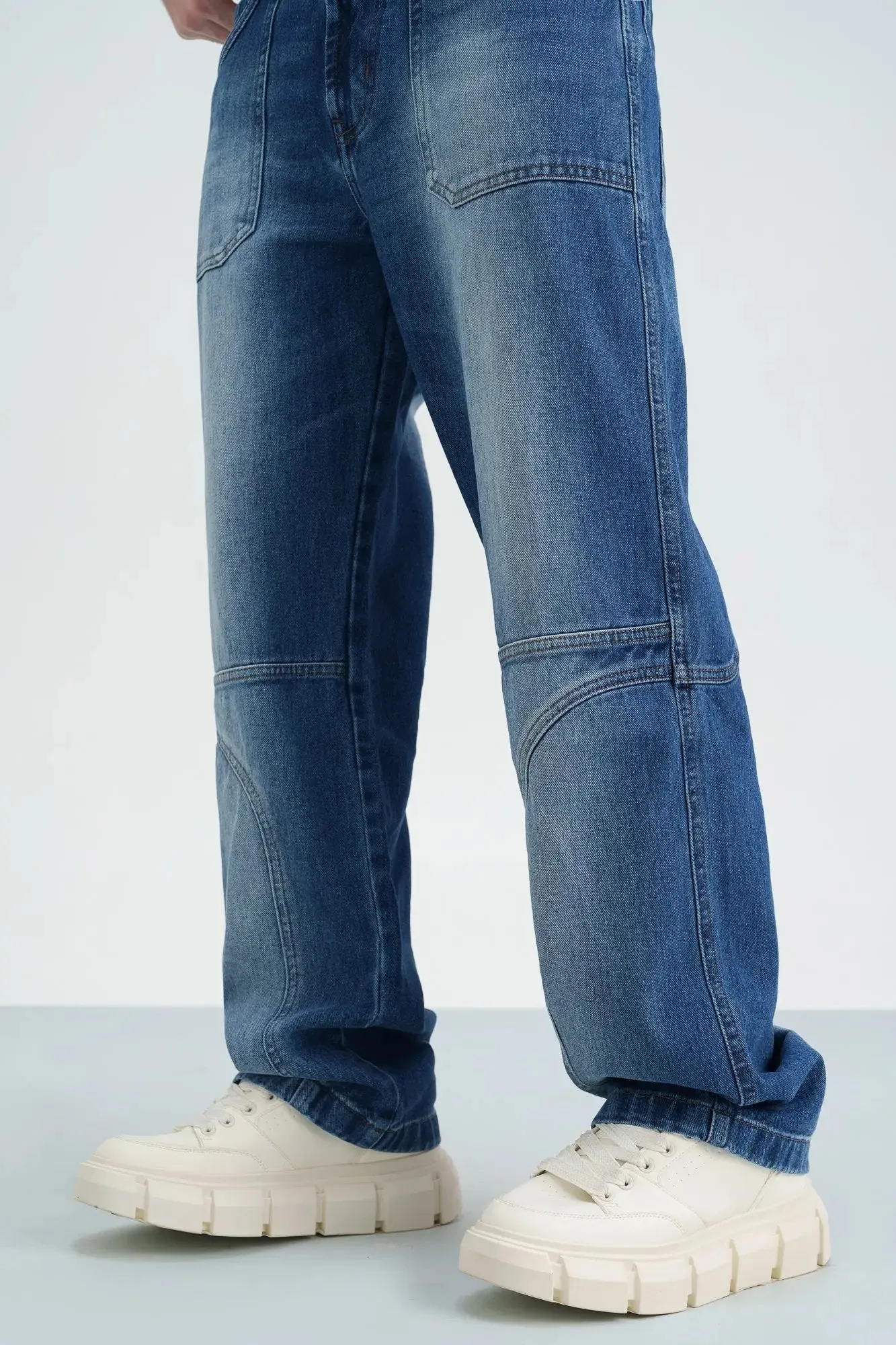 Indigo Drift Men's Straight Leg Jeans