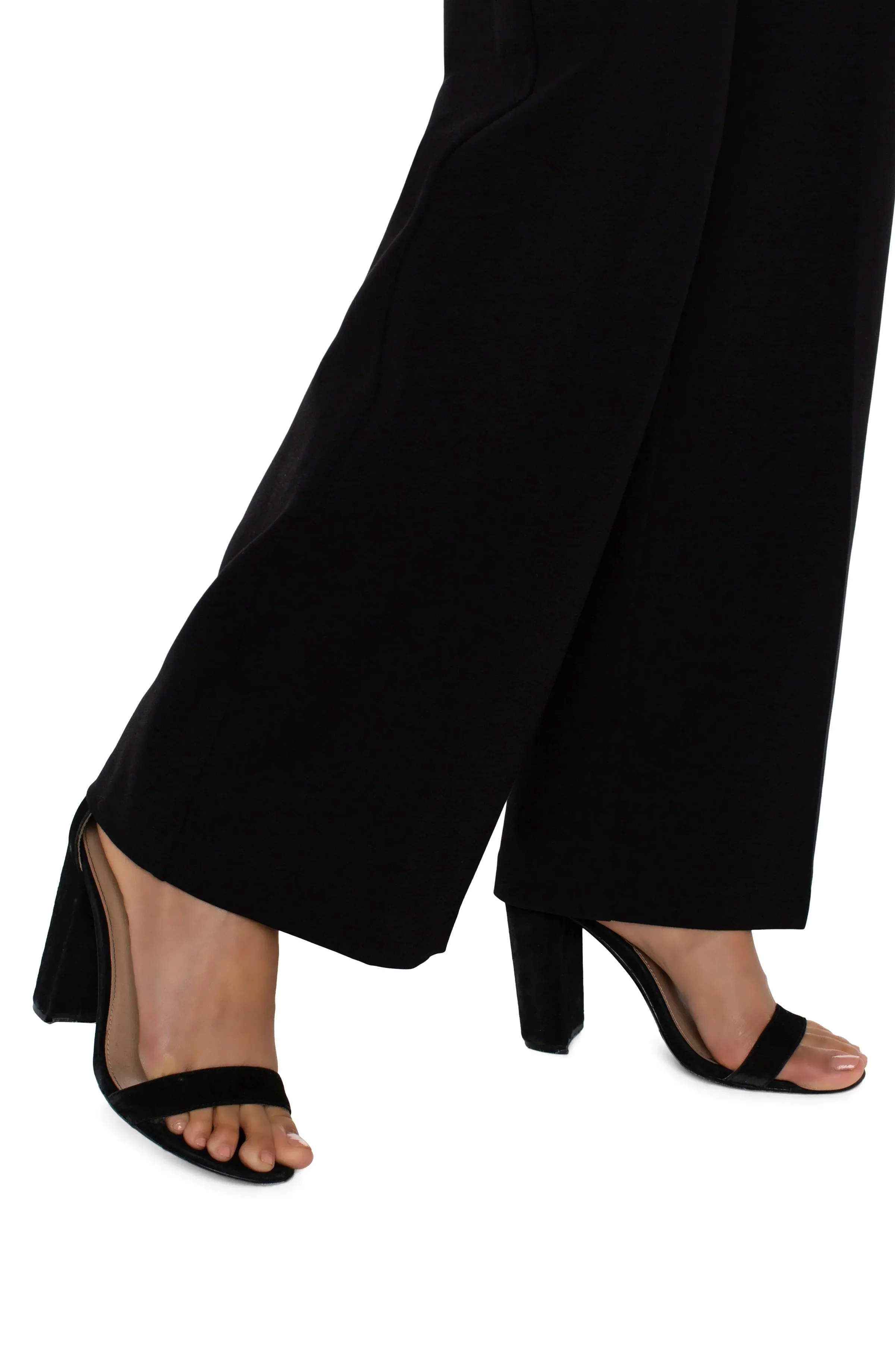 Kelsey Wide Leg Trouser | Black