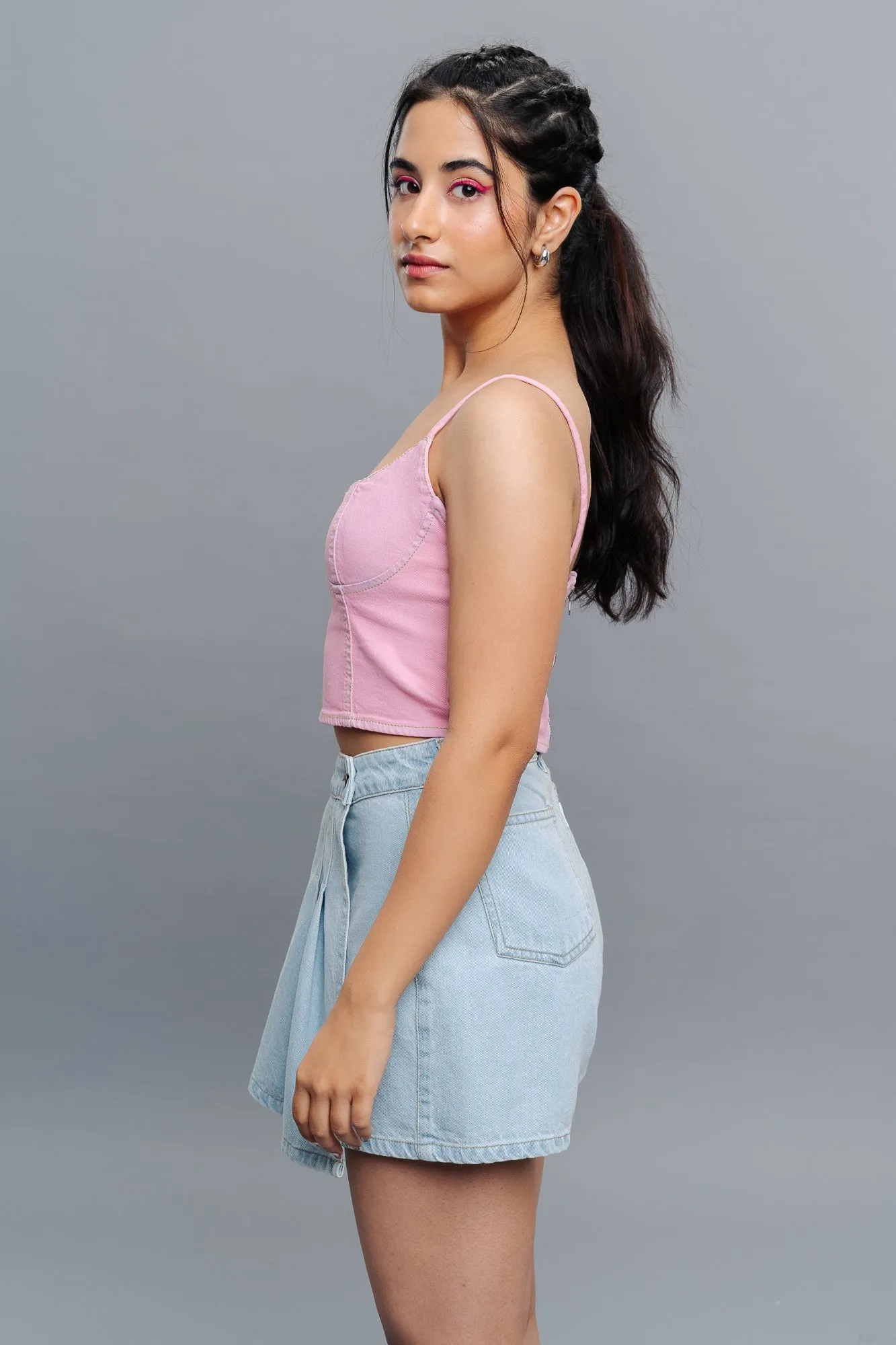 Pink Shenanigan Crop Top