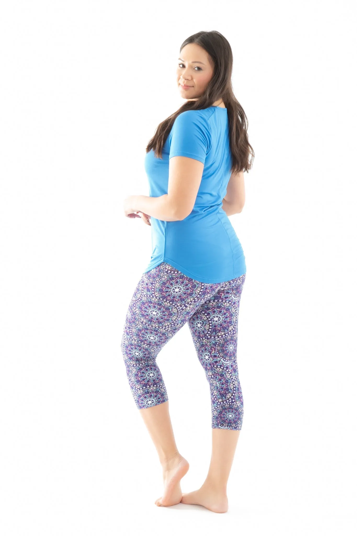 Purple Mandala - Capris