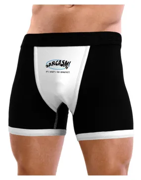 Sarcasm It‘s What‘s For Breakfast Mens Boxer Brief Underwear