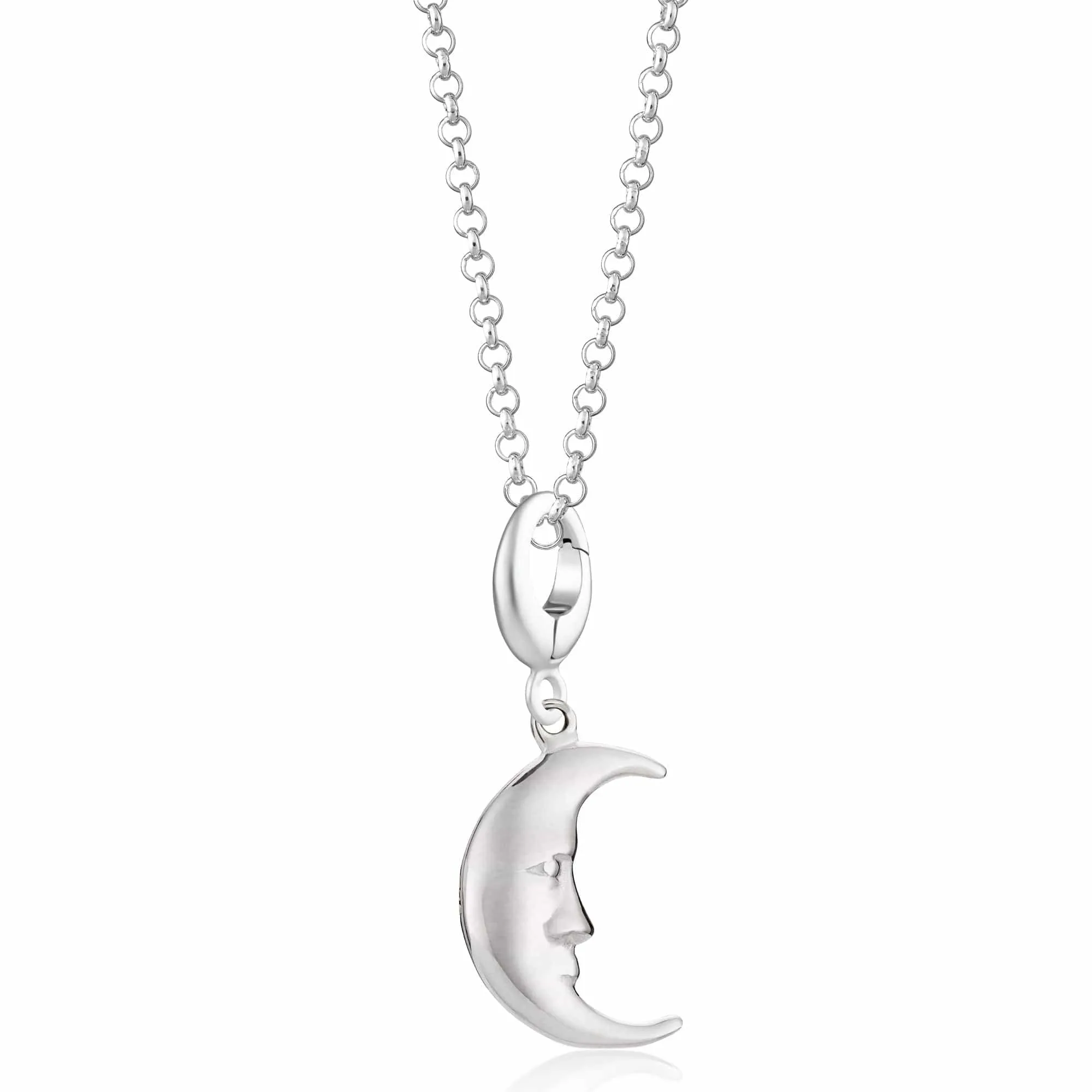 Silver Moon Necklace