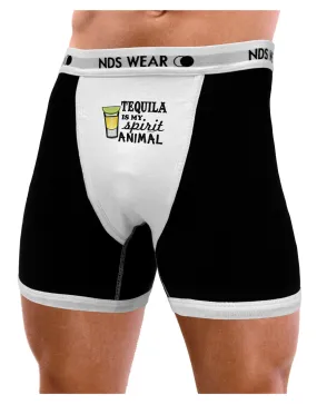 Tequila Is My Spirit Animal Mens Boxer Brief Underwear