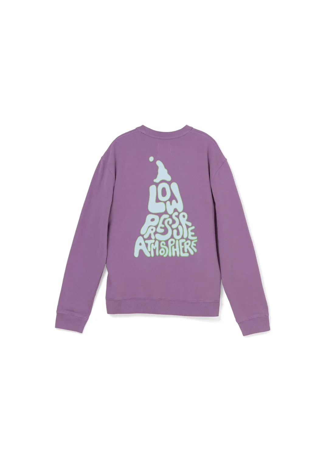 The Haas Brothers Low Pressure Adult Unisex Crewneck in Purple