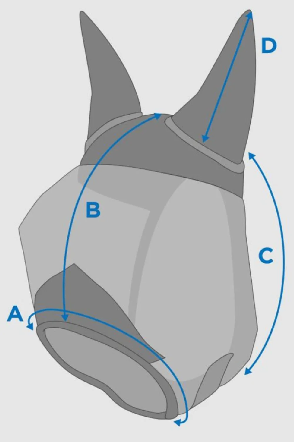 WeatherBeeta ComFiTec Deluxe Fine Mesh Mask With Ears and Tassels | Two Colours