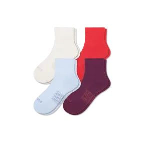 Women's Modern Rib Quarter Sock 4-Pack